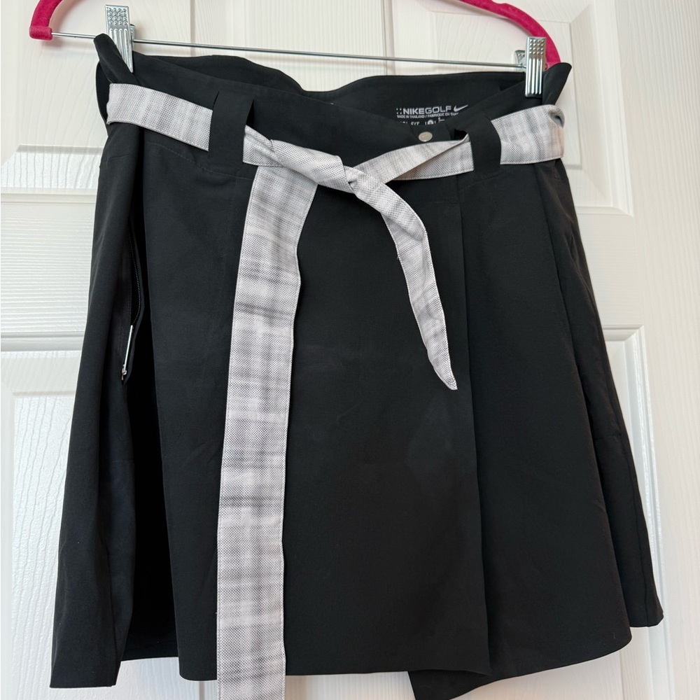 Nike Black Skirt with Gray Belt